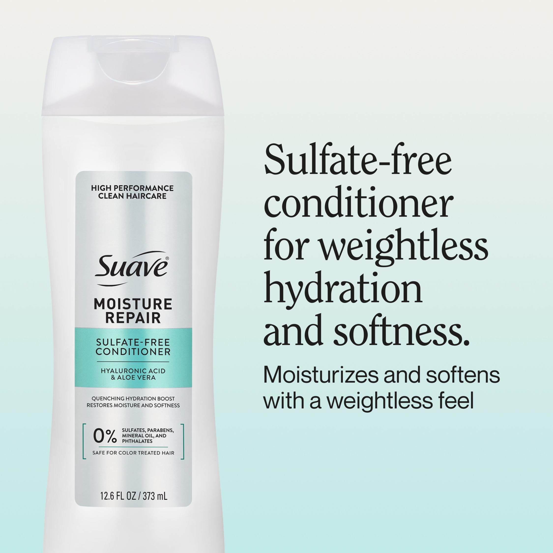 suave+ Moisture Repair Conditioner hyaluronic formula bottle