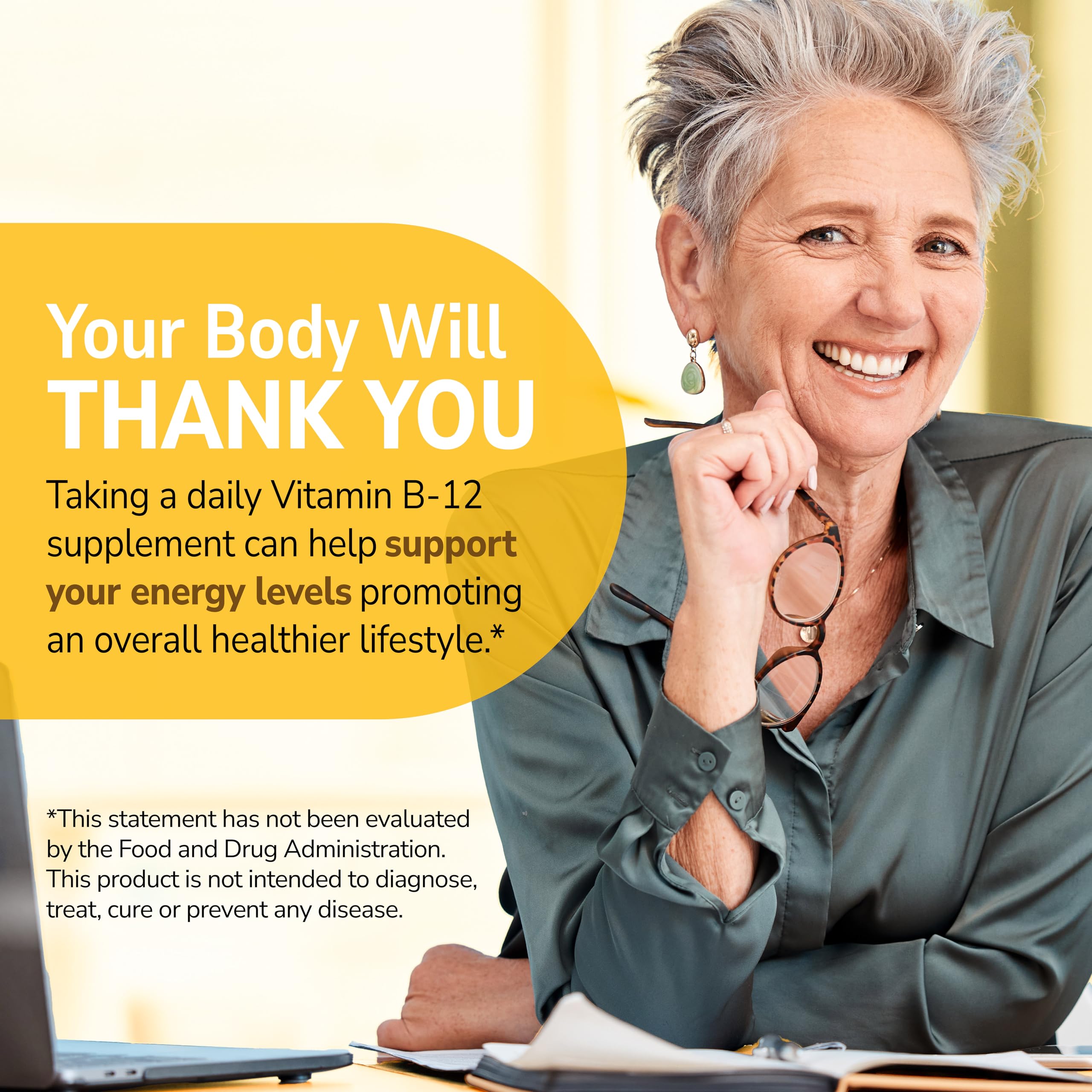 sublingual delivery B12 2500mcg tablets box