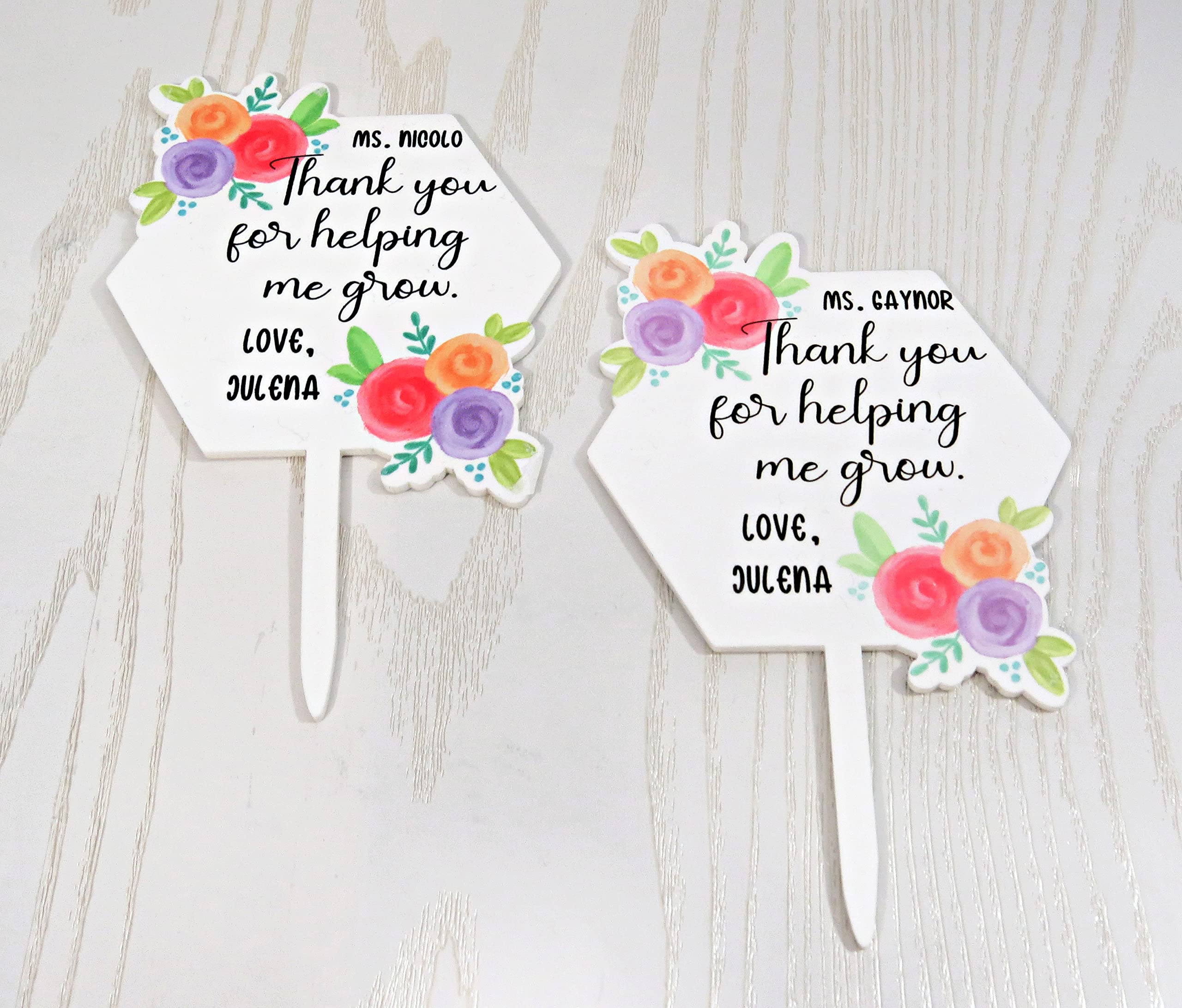Indoor outdoor planter stake suitable for garden pots