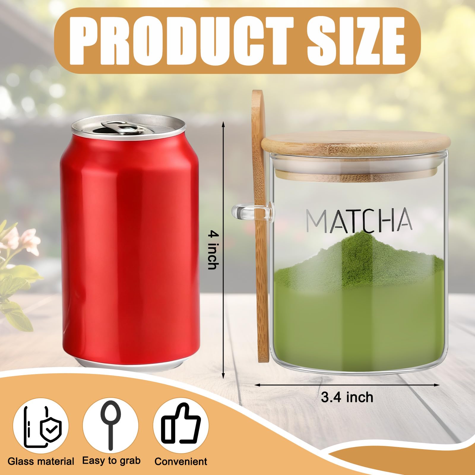 Wood lid for glass storage jar