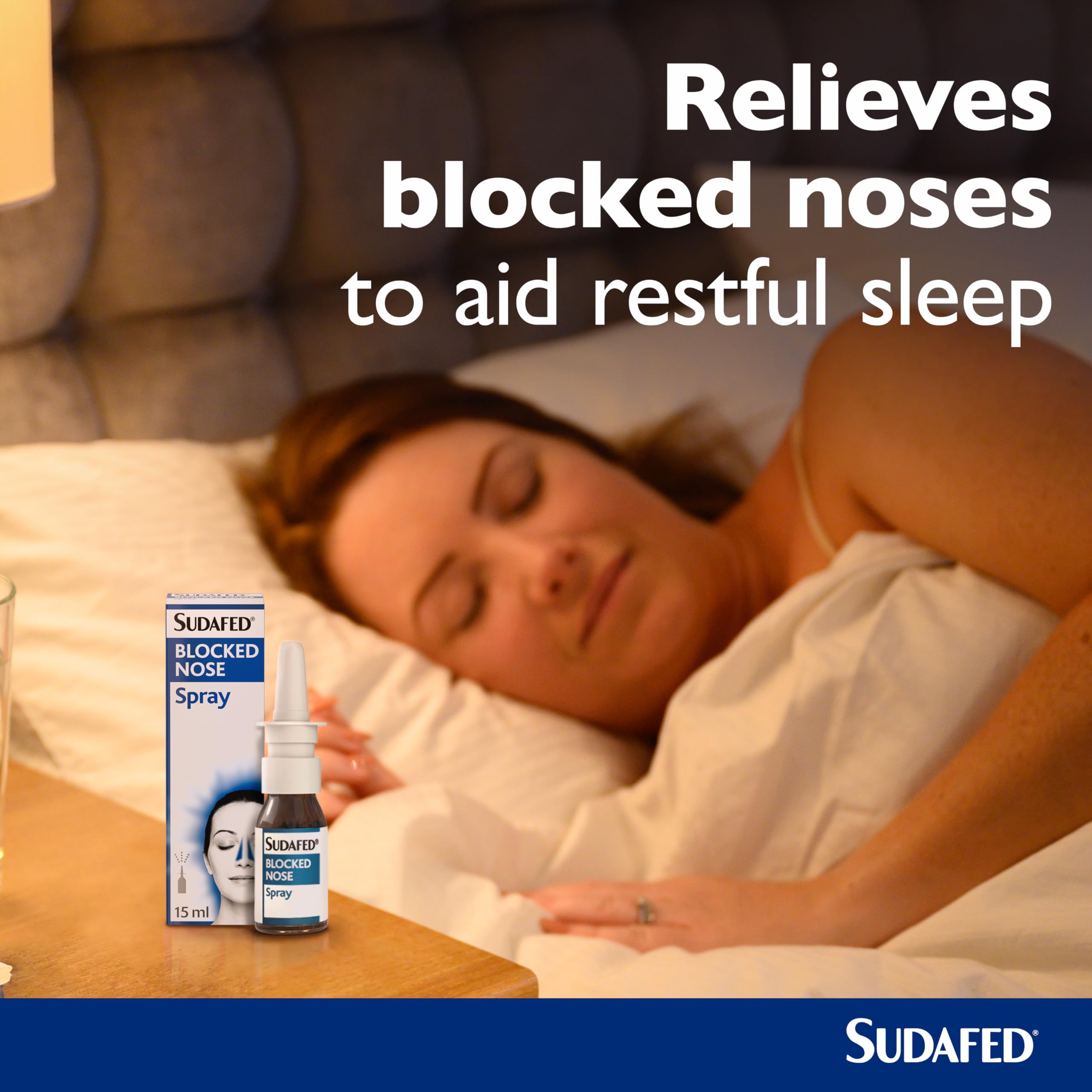 Sudafed 15ml nasal spray pack label close-up