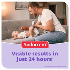 Sudocrem diaper rash cream label showing zinc oxide content