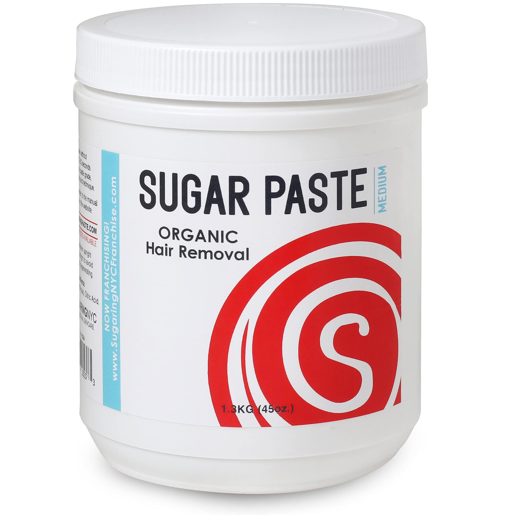 Sugaring paste medium 1.3kg 45oz packaging