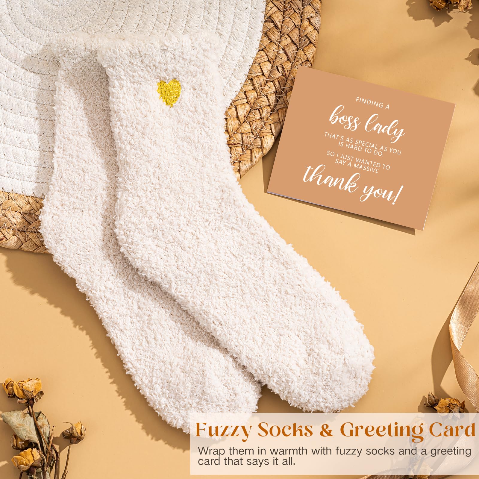 Exquisite gift box and greeting card presentation for Boss Lady gifts