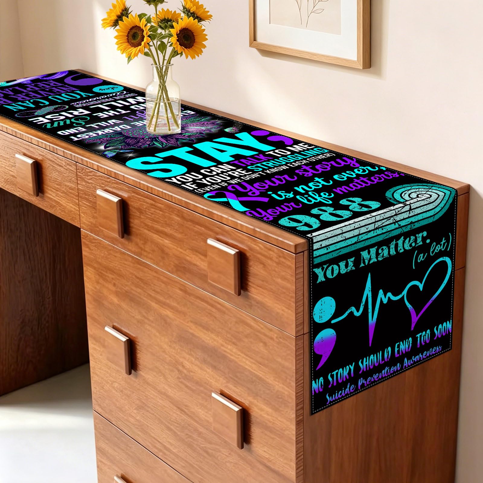 Widely used for suicide prevention decor and daily use