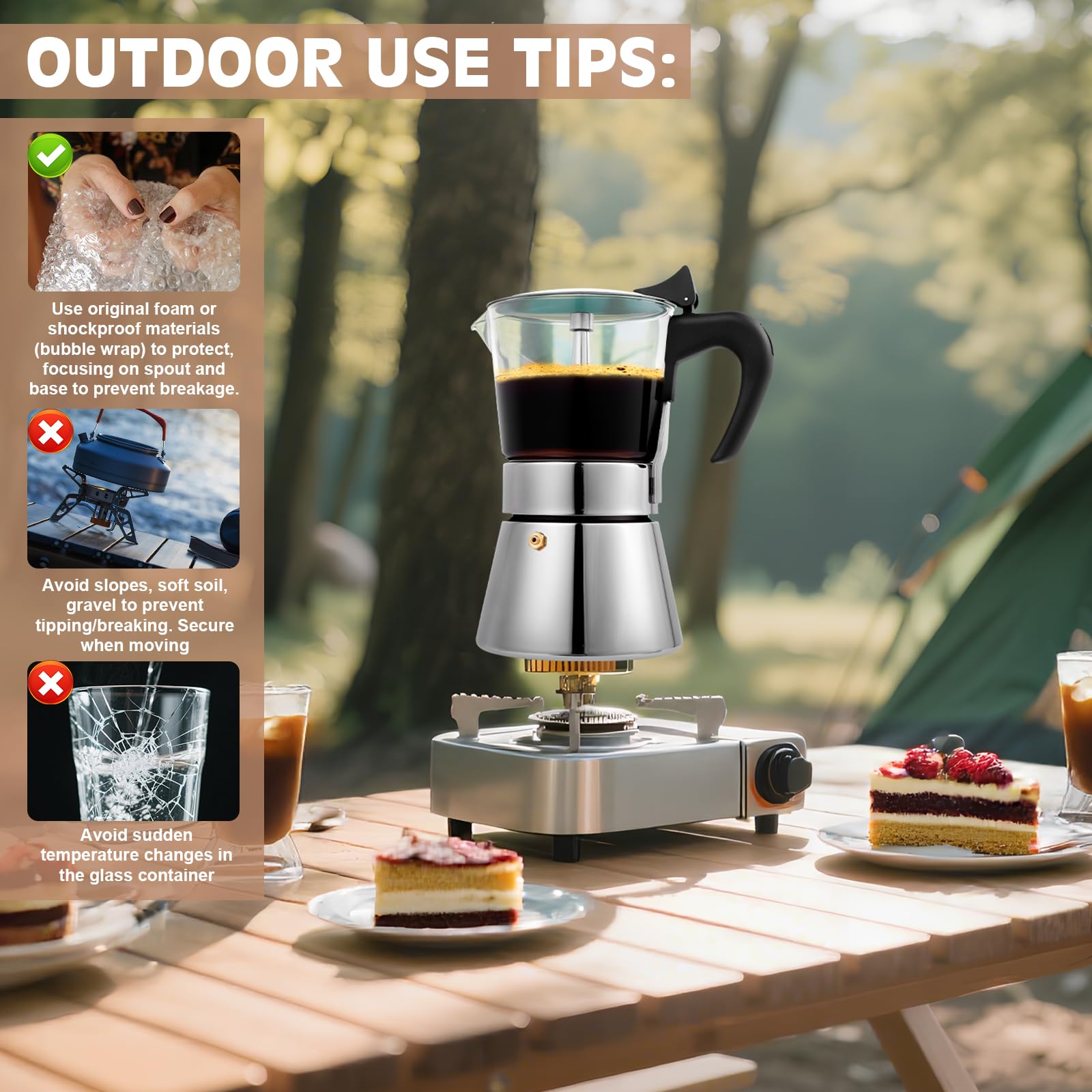 Suiitat 9 cup moka pot product packaging