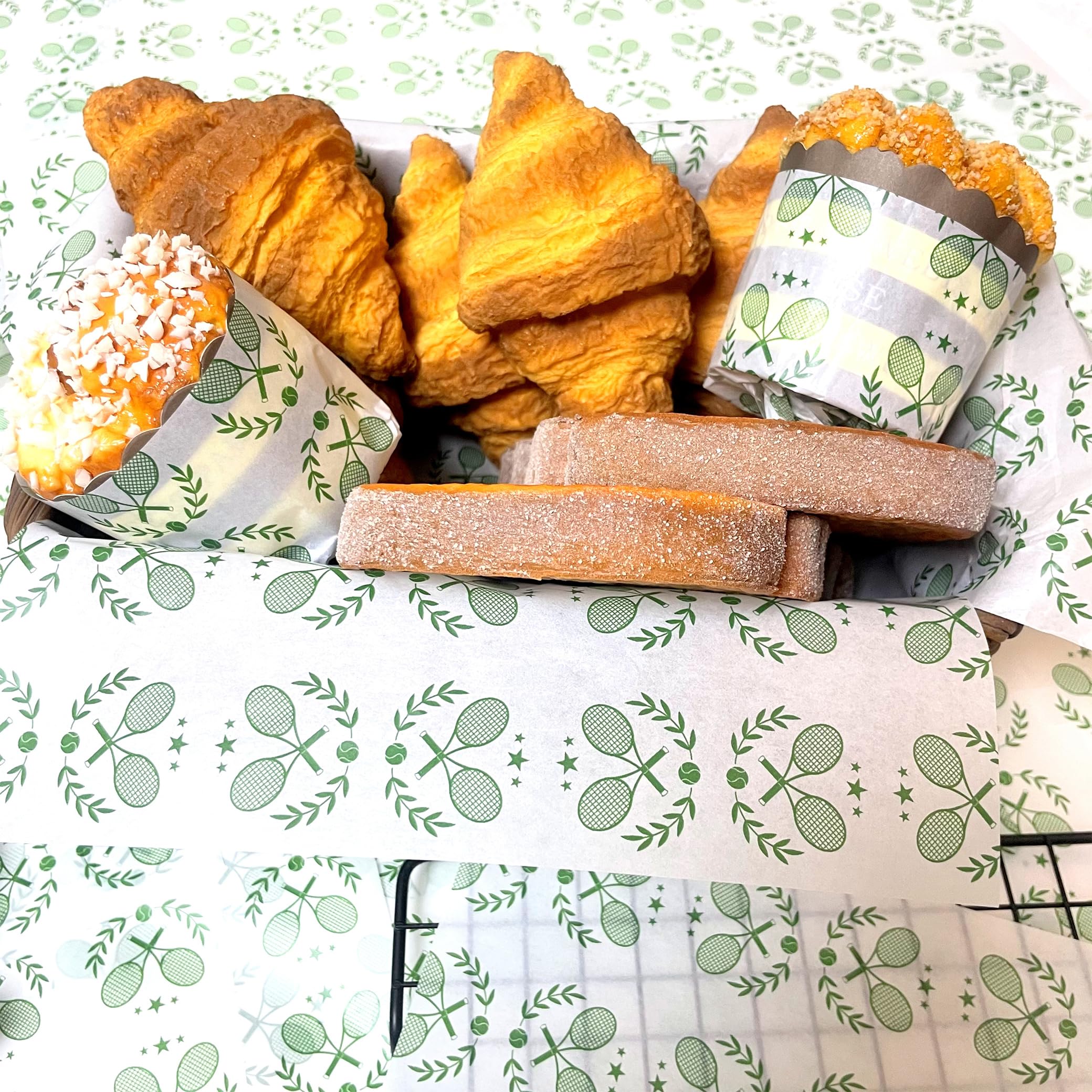 Deli wax paper sport pattern for wrapping