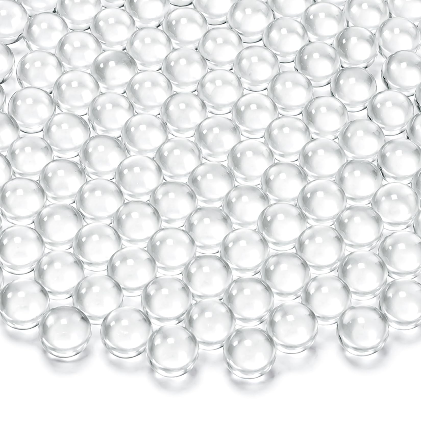 Sukh 380 Pcs Clear Glass Marbles Bulk 0.39in size