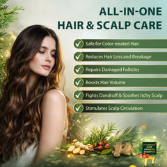 sulfate free hair growth shampoo product image