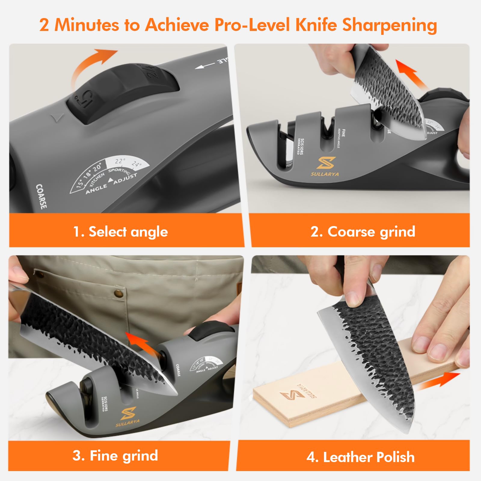 Luxury gift box packaging for SULLARYA Knife Sharpener