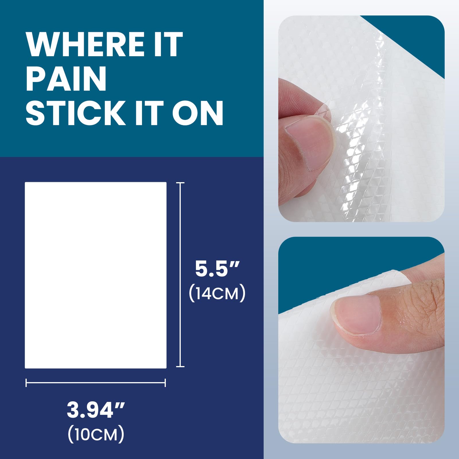 Instructions on back of box and pouch