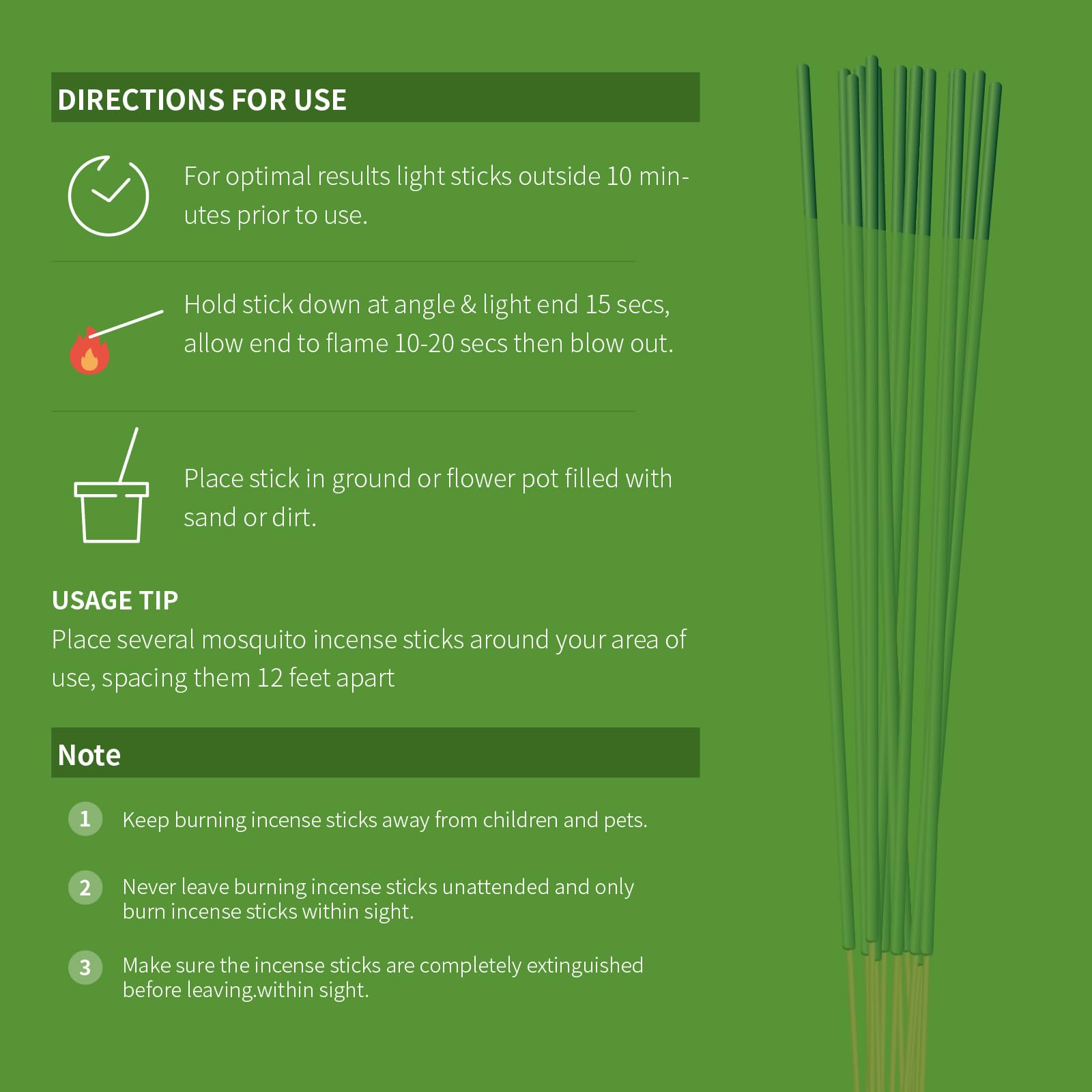 Family friendly DEET-free mosquito repellent sticks packaging