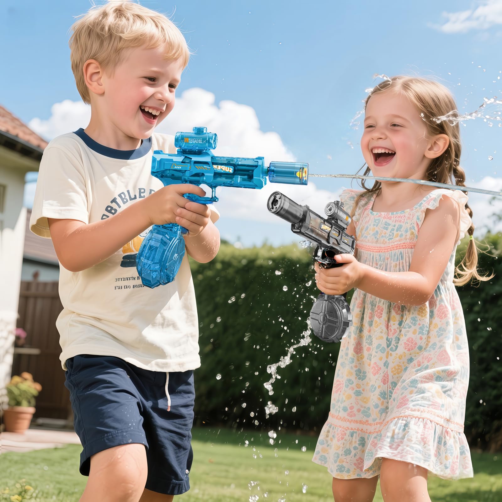 Beach pool party water gun for family play