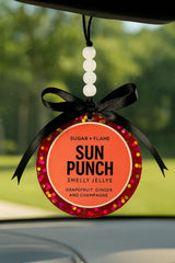 Handmade non-toxic Smelly Jelly with glittery finish for cars and small spaces