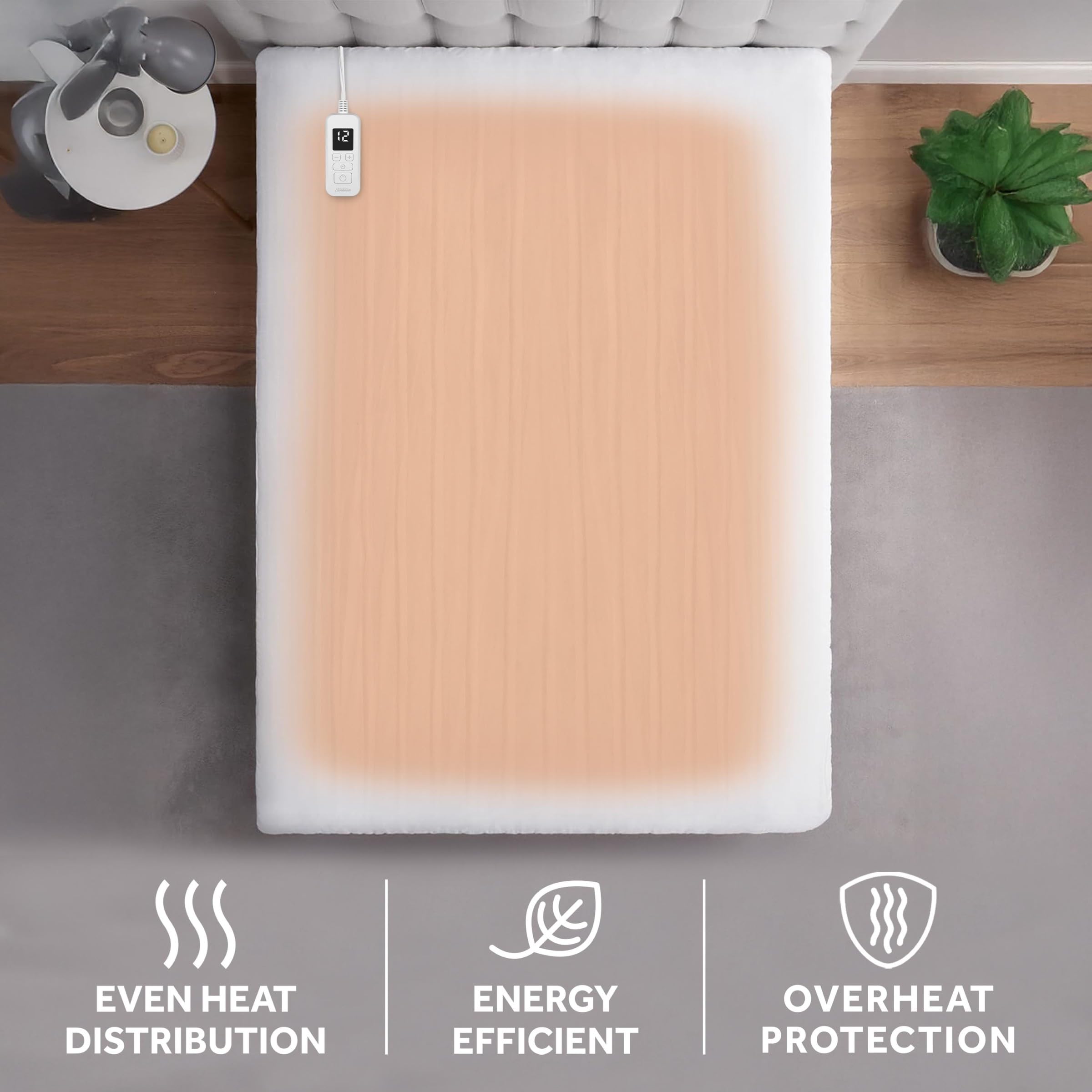 Sunbeam even heat distribution through heated wires