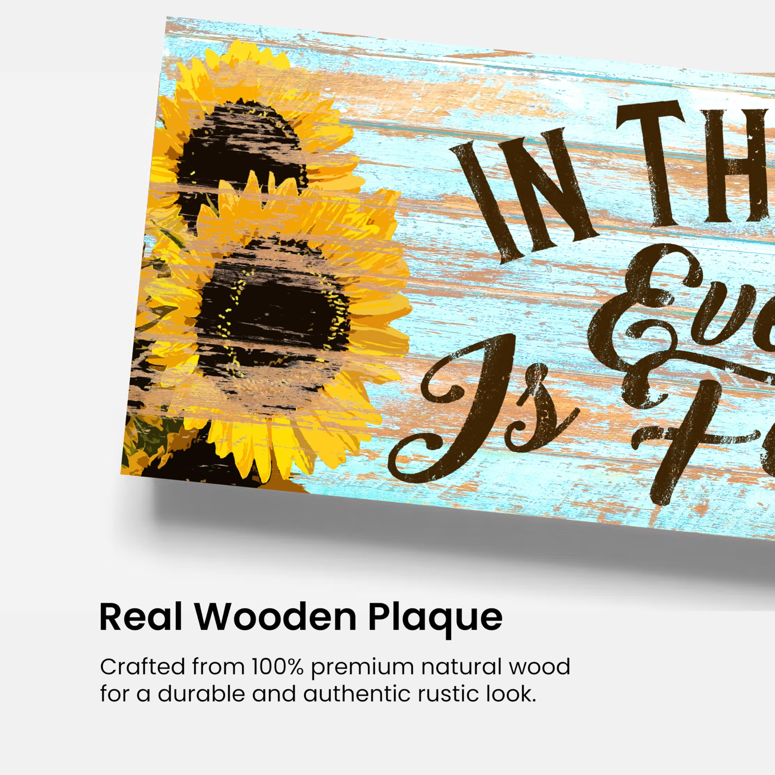 Sunflower quotes on wood signs