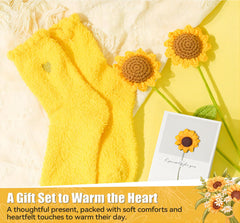 Scented candle and bath salt included in spa gift basket