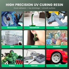 SUNLU photopolymer resin 395-405nm bottle