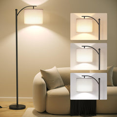 SUNMORY Arc Floor Lamp with 3 color temperatures and LED bulb