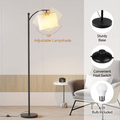 Foot switch controls color temperature on SUNMORY lamp