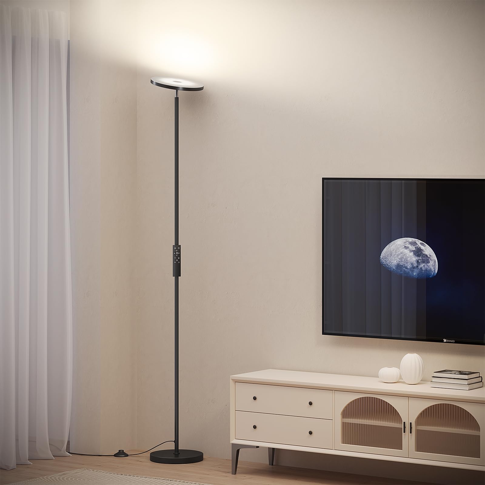 Remote control for SUNMORY dimmable floor lamp within range