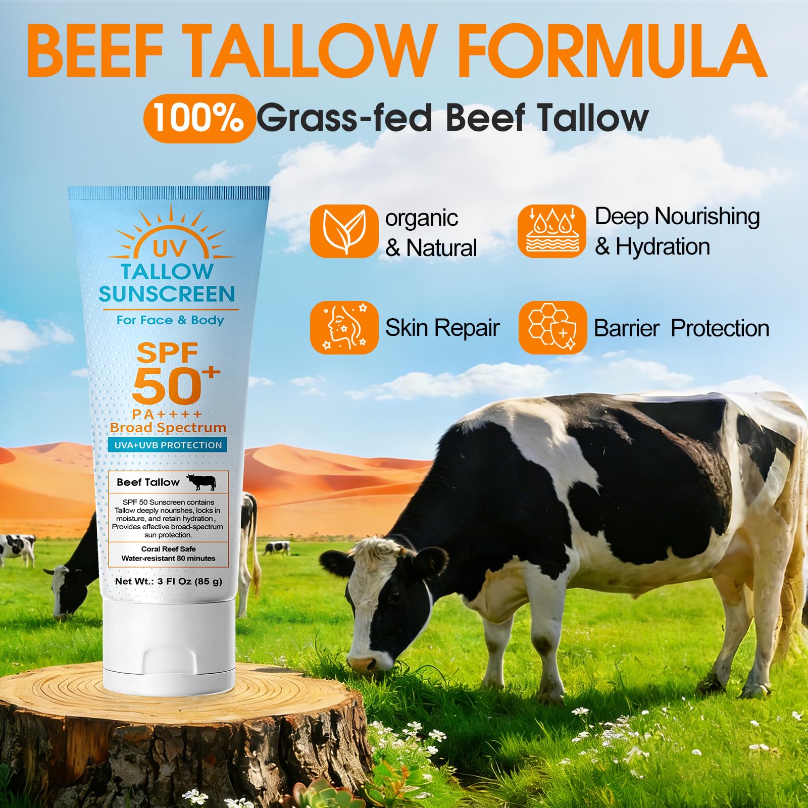 SPF 50 mineral sunscreen for all ages
