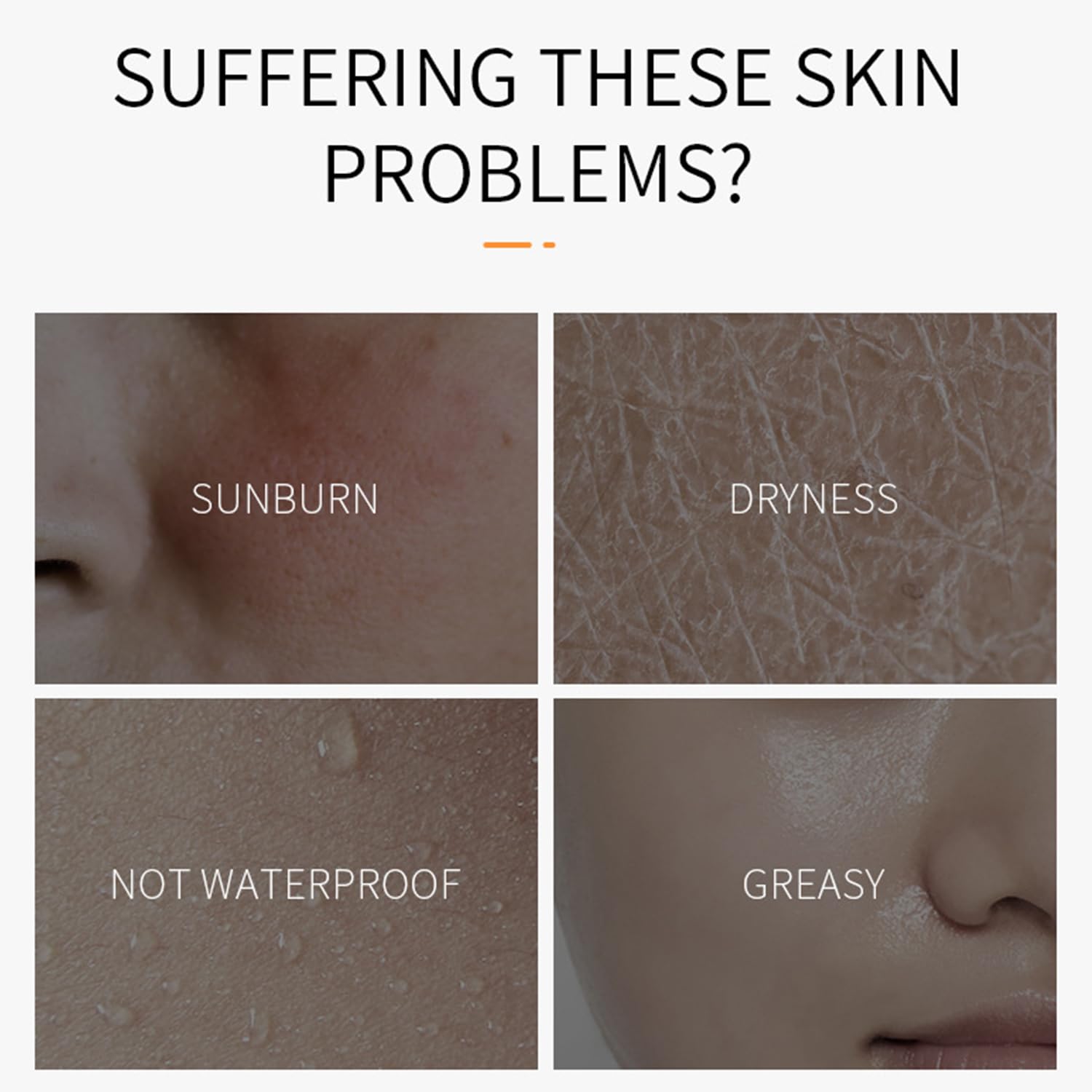 Waterproof and sweatproof sunscreen for outdoor use