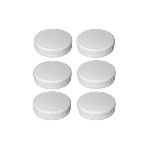 Sunshine Mason Co Regular Mouth Mason Jar Caps 6pc White