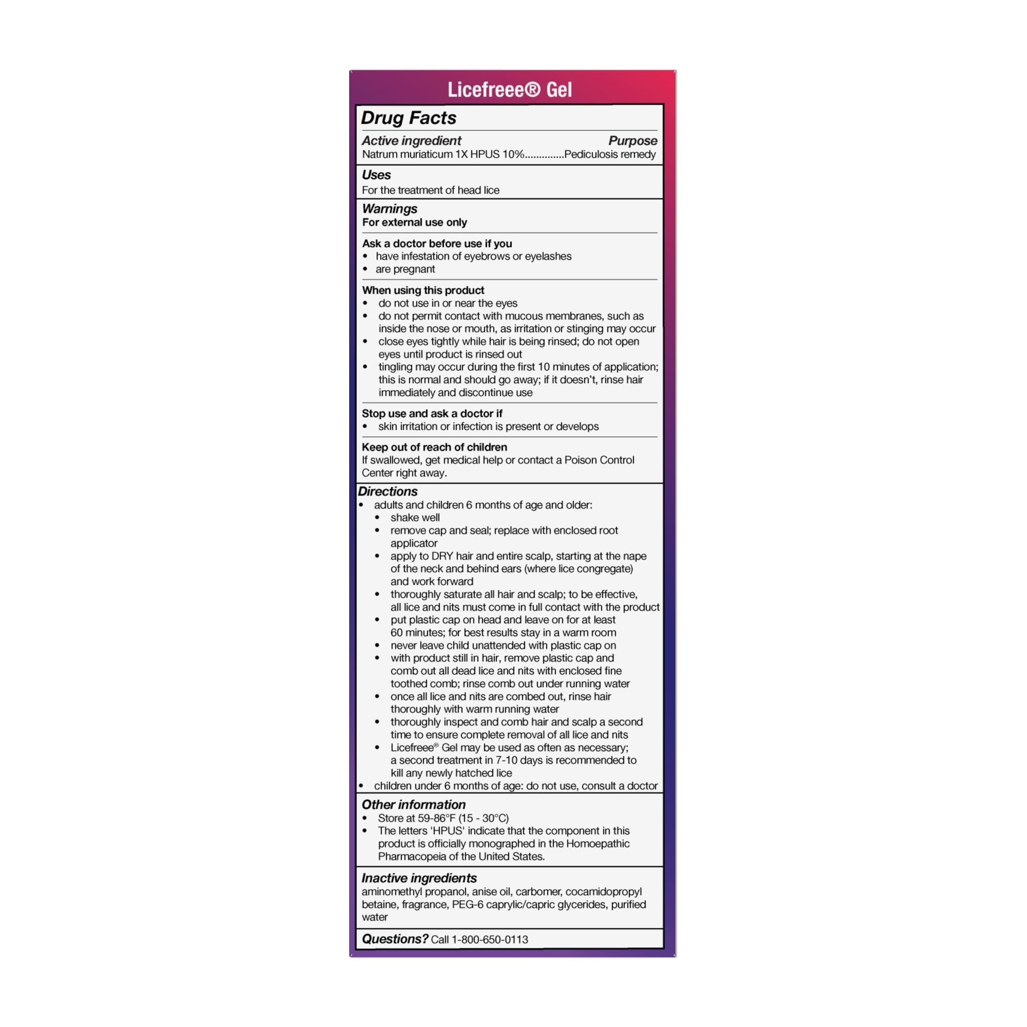 Complete lice treatment kit for super lice and eggs