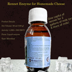 88 ml bottle of Super Maya rennet for cheese making