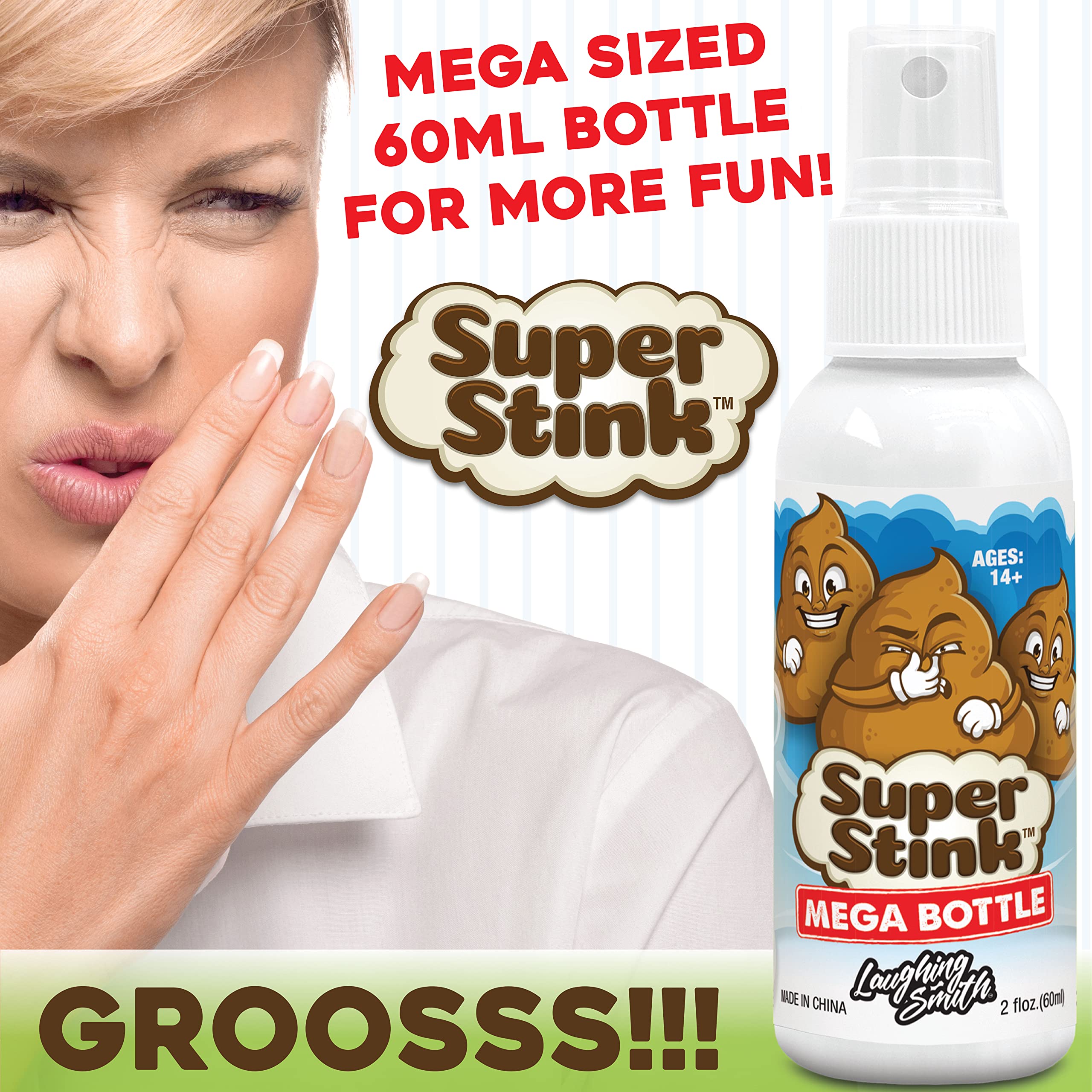 super stink prank gift 60ml bottle