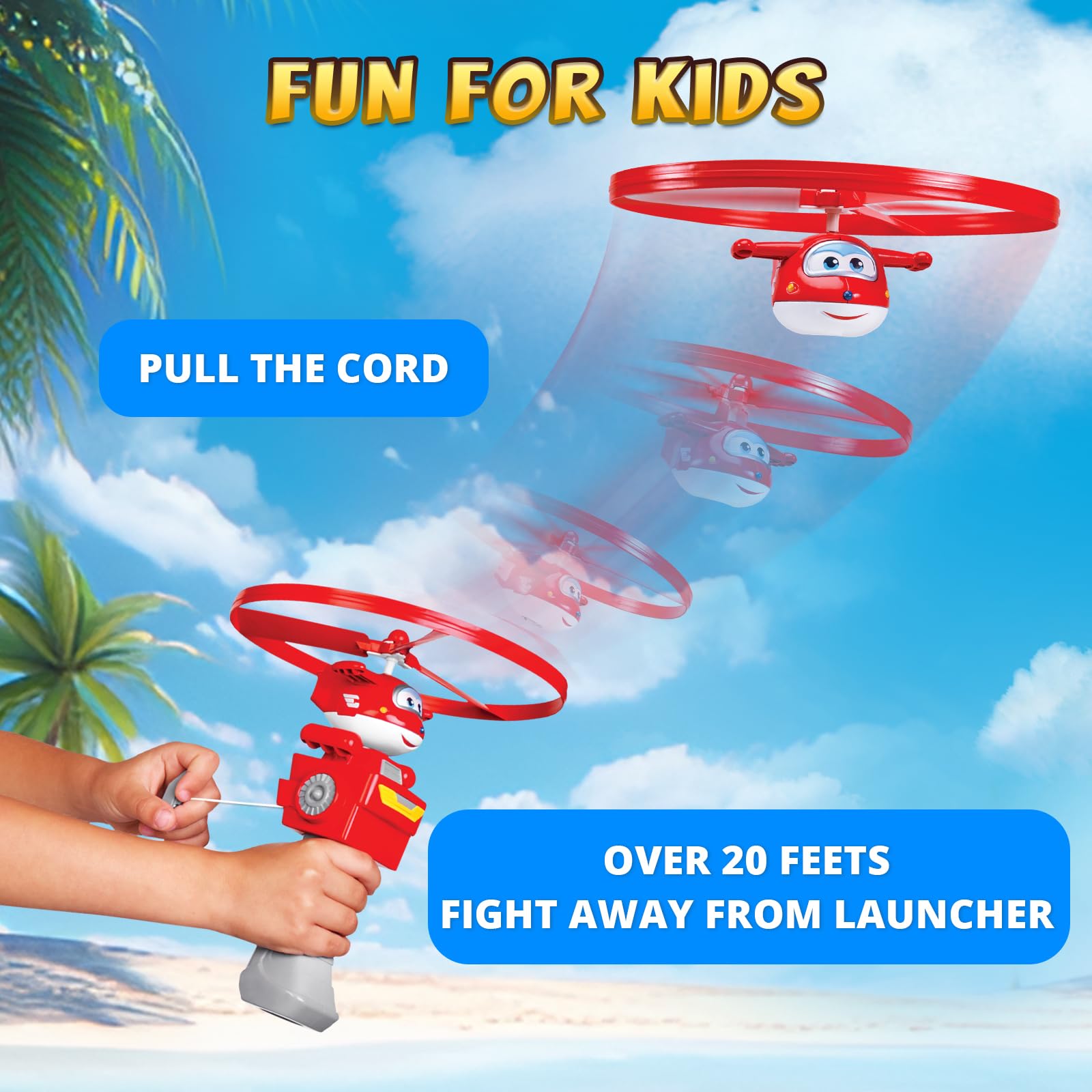 Jett launcher accessory for kids outdoor play
