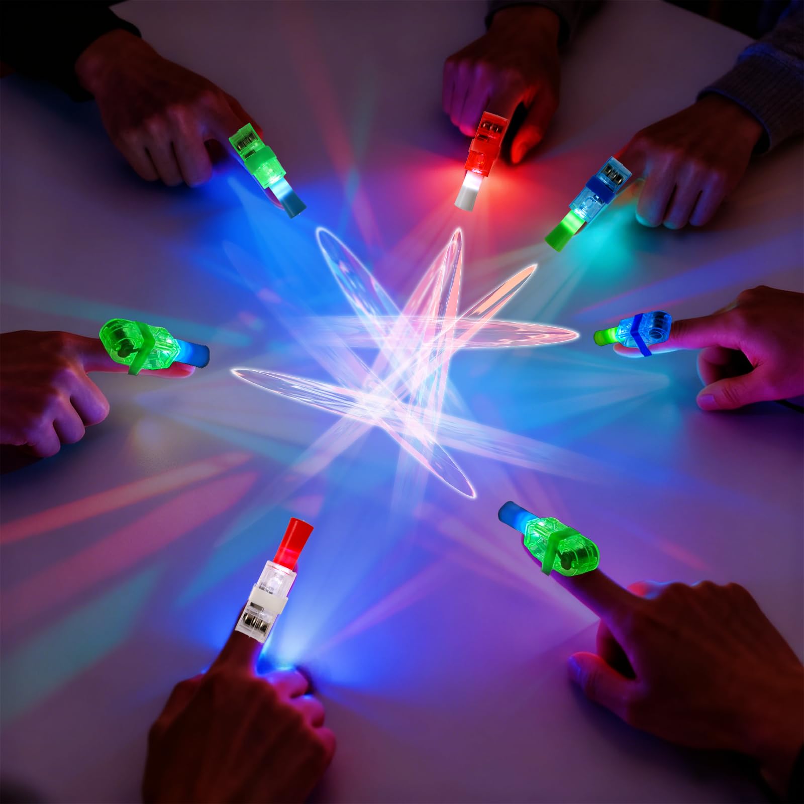 Finger light usable on pencils and pens
