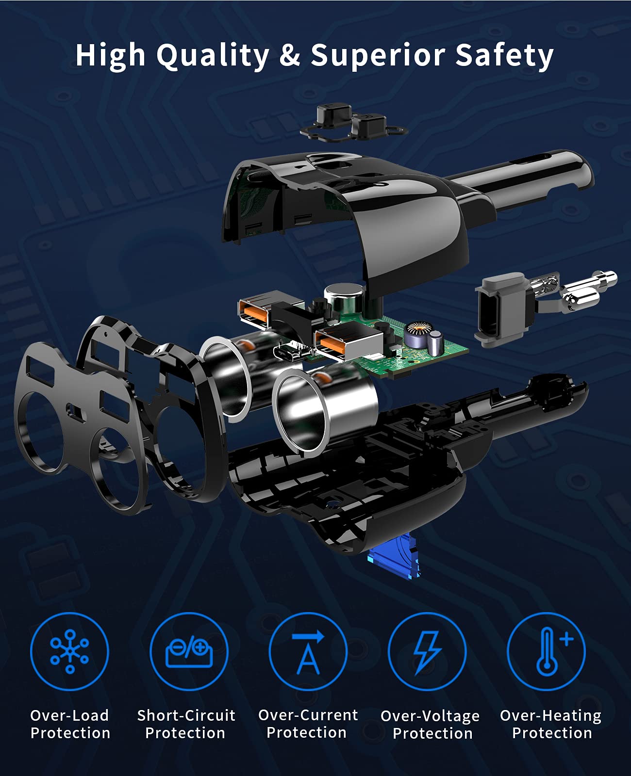 Supports 12V DC and 24V DC on SUPERONE adapter