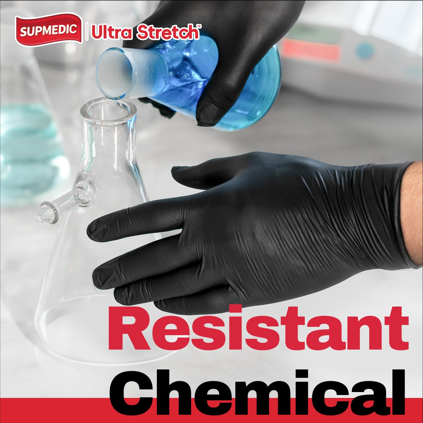 Versatile nitrile gloves for lab kitchen shop garden industrial