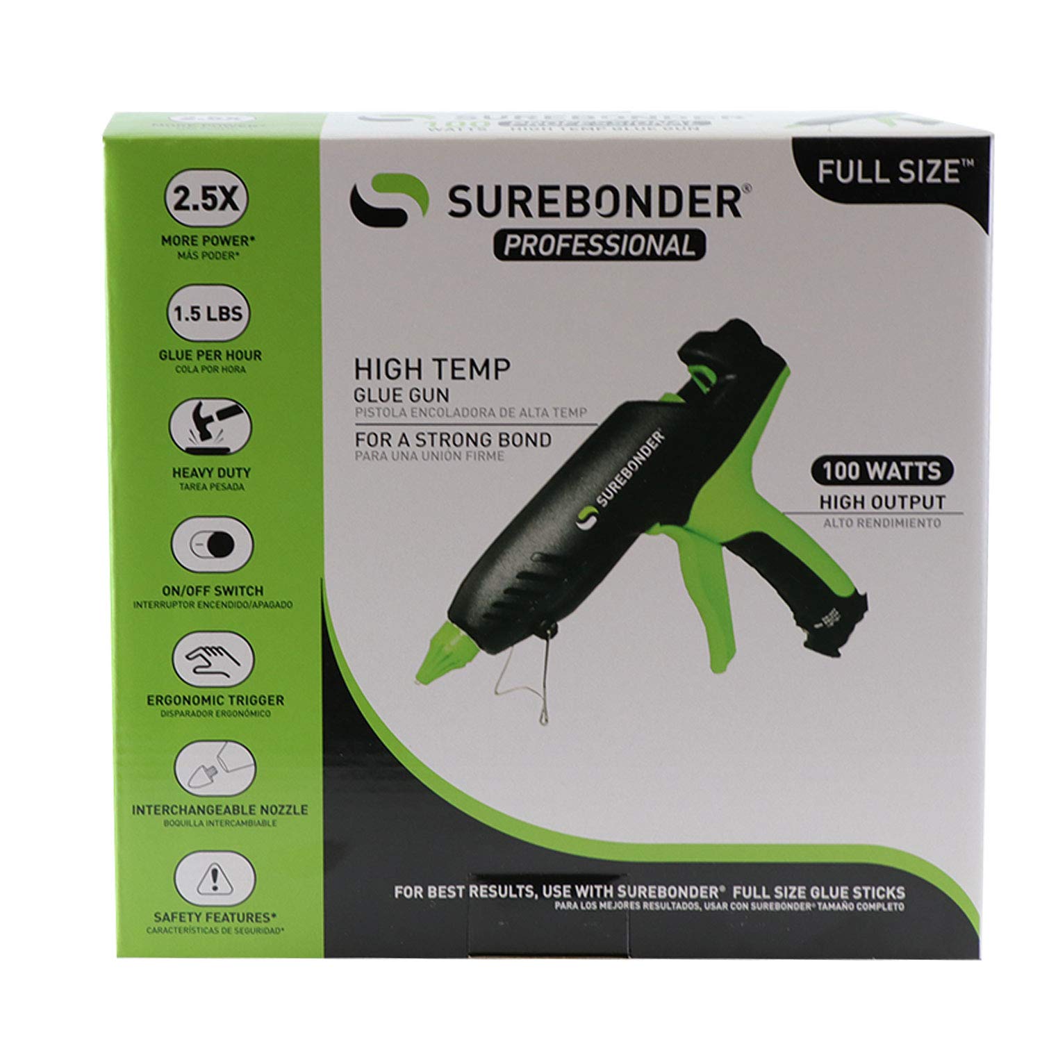 Full-size glue sticks compatibility 7/16 inch with PRO2-100