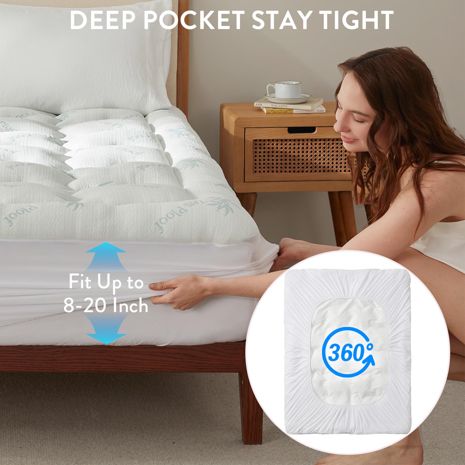Quiet noiseless material for undisturbed sleep