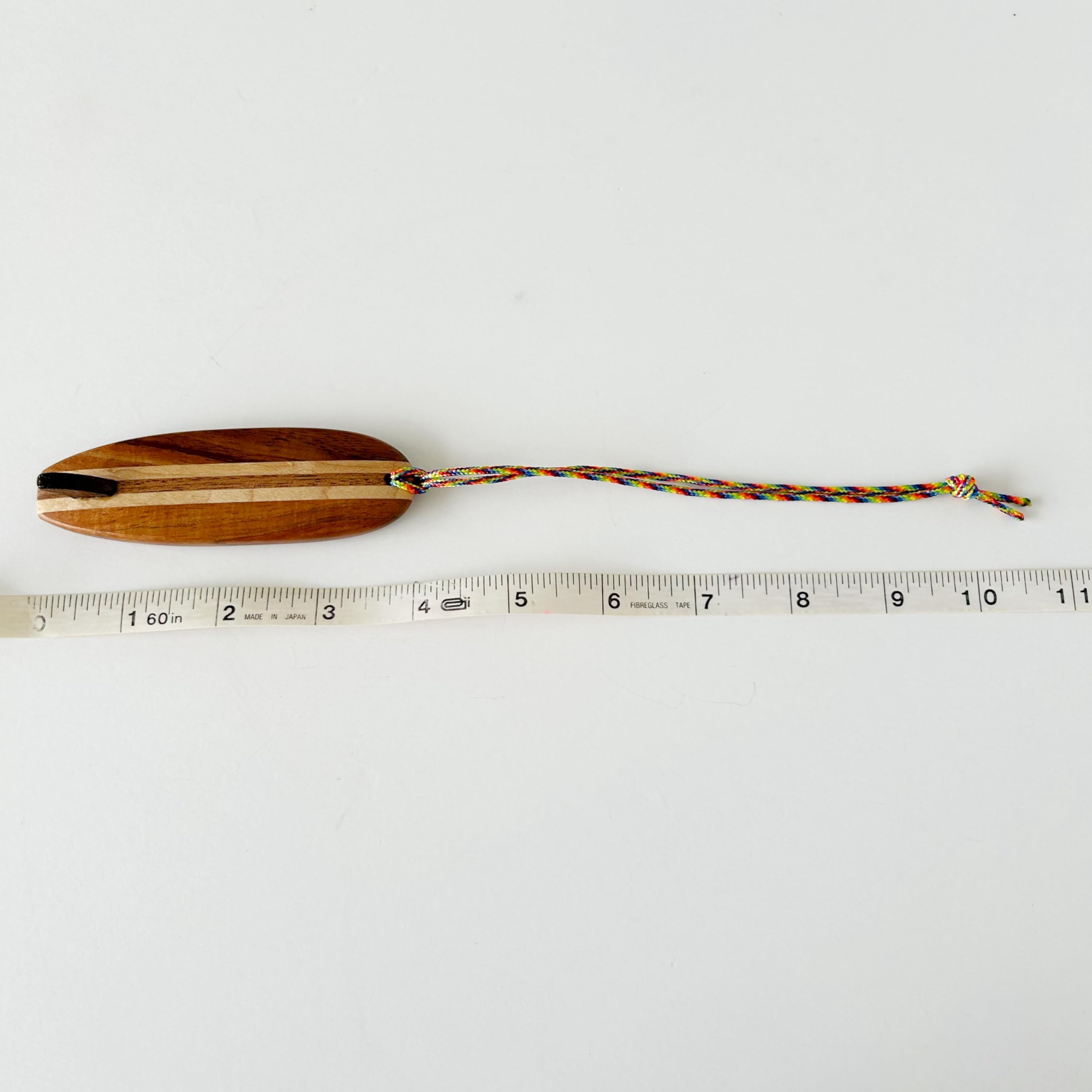 Total length 9 1/2 to 10 in surfboard ornament