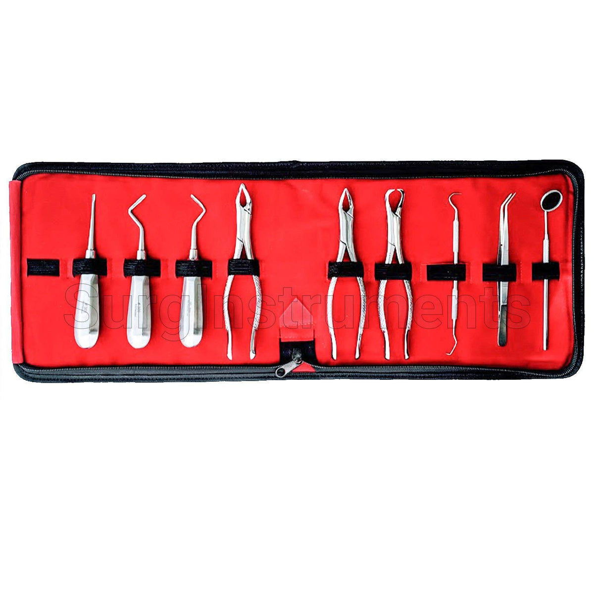 Surgical Online 9 Pc Basic Dental Surgi Extraction Set stainless steel tools
