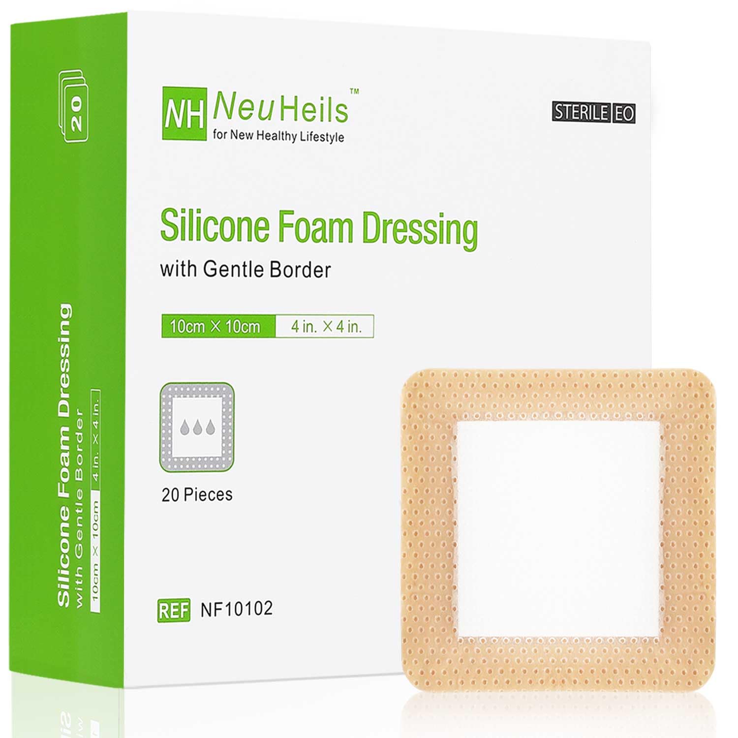 NeuHeils 20-pack wound dressing for chronic wounds