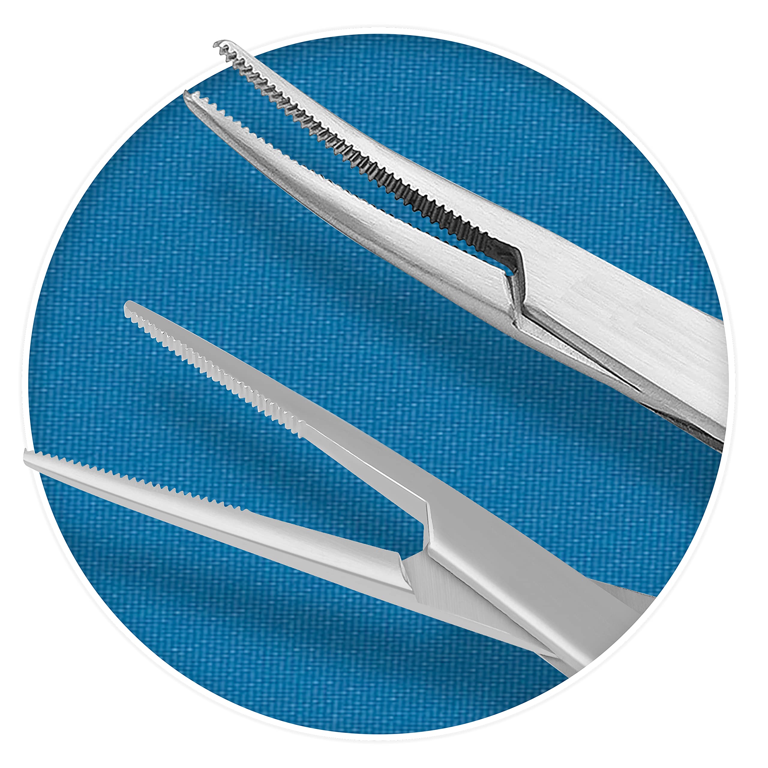 Locking serrated jaws mosquito forceps by SurgicalOnline