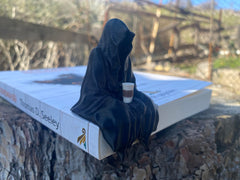 Suriel ACOTAR Inspired ghost decoration with coffee cup