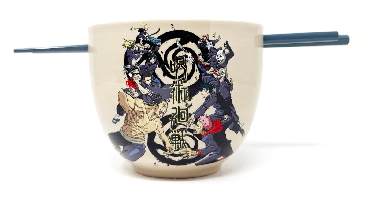 Surreal Entertainment Jujutsu Kaisen ramen bowl full lineup artwork