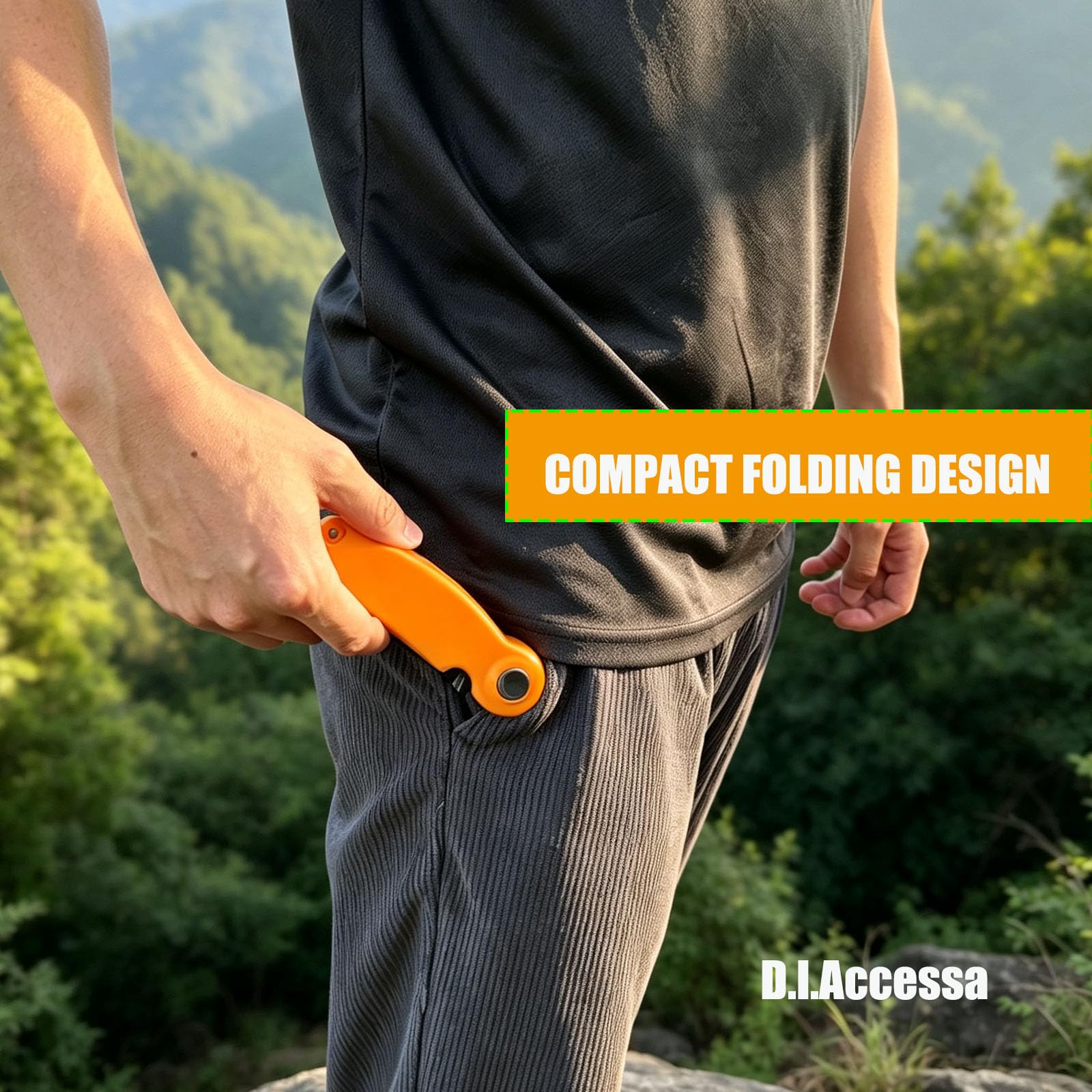 Survival tools built in compass fire starter whistle and signal mirror