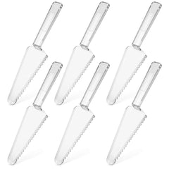 Susade 6Pcs plastic cake cutter set front view