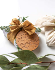 Sustainable American wood ornament crafted in Los Angeles CA