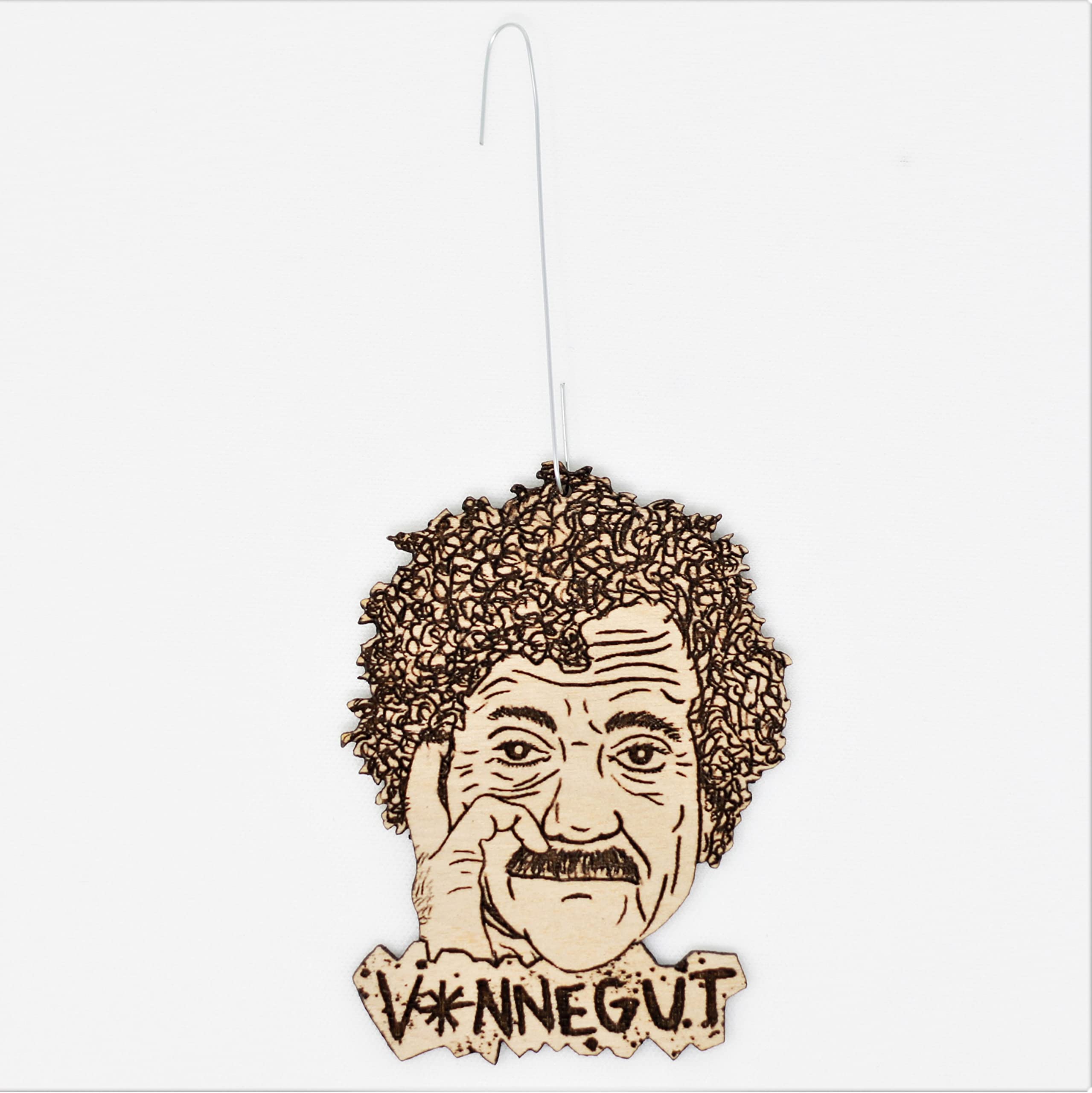 Sustainable birch wood Christmas ornament for tree display