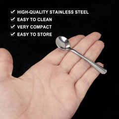 Mini condiment scoops for honey and sugar