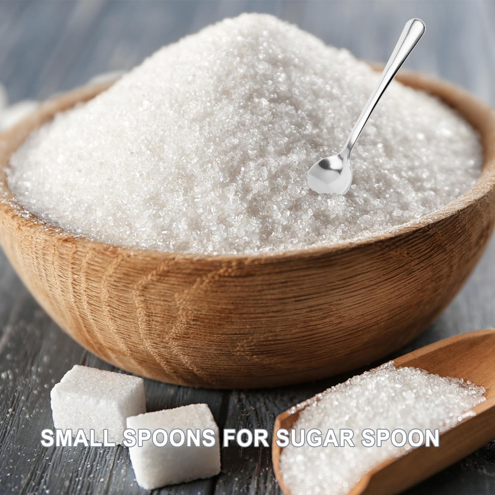 Rust-resistant easy-clean spoon set made from food-grade steel