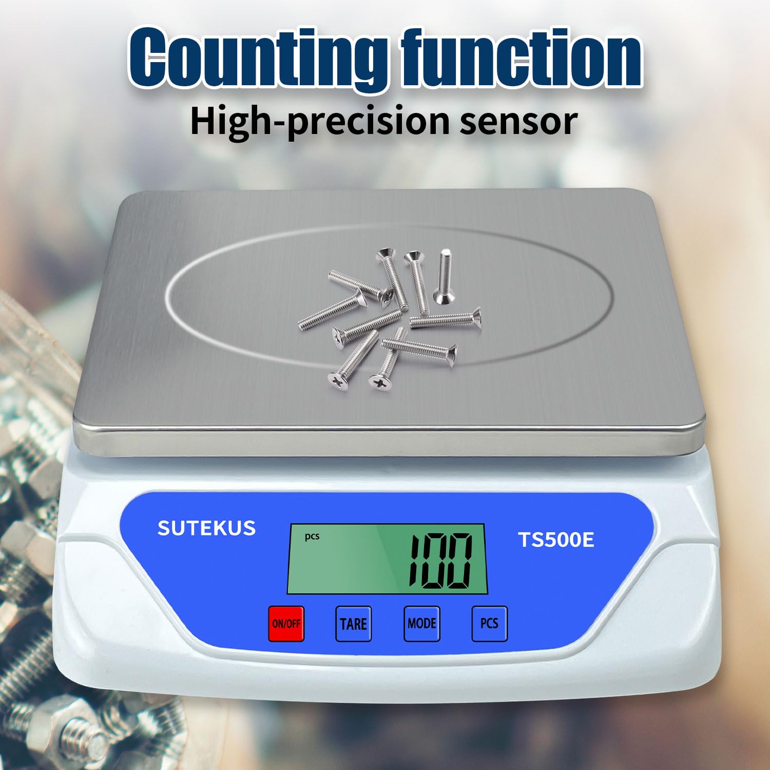 Auto-off time setting on Sutekus scale